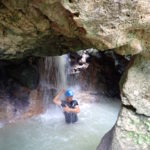 Canyoning activity in valencia with natural caves
